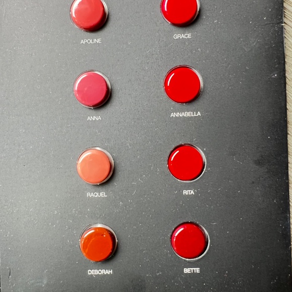 NARS Audacious Lipstick 8 shades Sample Card Rare Discontinued luxury - Picture 3 of 4